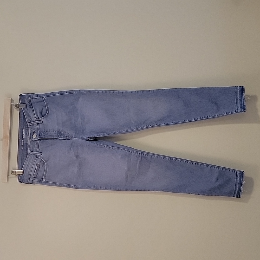 Old Navy, mid rise built in sculpt stretchy skinny jeans, size 8